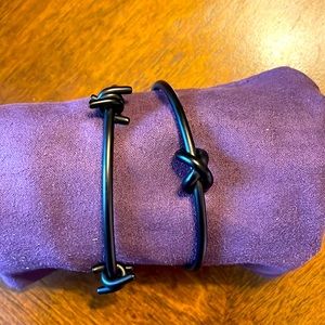 MVMT Black Knot and Barb Wire Cuffs